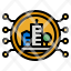 land-digital-cryptocurrency-business-graph-icon