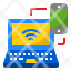 laptop-and-mobile-conection-icon