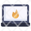 laptop-app-flaticon-fire-cyber-attack-burning-security-icon