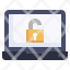 laptop-app-flaticon-unlock-open-padlock-security-safety-icon