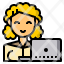 laptop-avatar-woman-working-female-icon