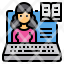 laptop-book-business-woman-education-study-icon