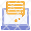 laptop-communications-speech-bubble-chat-technology-icon