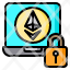 laptop-ethereum-online-security-money-icon