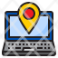 laptop-loaction-pin-map-check-in-icon