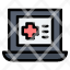 laptop-medical-medicine-icon