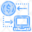laptop-money-exchage-online-payment-arrow-icon