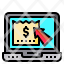 laptop-online-payment-bill-money-finance-icon