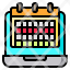 laptop-organize-calendar-date-schedule-icon