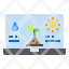 laptop-plants-water-sun-icon