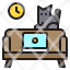 laptop-sofa-cat-clock-icon