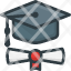 last-dayschool-diploma-certificate-hat-success-student-graduation-icon