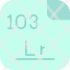 lawrenciumperiodic-table-atom-atomic-chemistry-element-icon