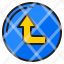 left-turn-arrow-direction-button-icon