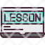 lessonelearning-online-learning-electronics-reading-school-study-icon