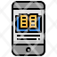 library-and-literature-filloutline-ebook-digital-book-education-smartphone-icon