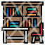 library-book-school-education-shelf-icon