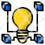 light-bulb-idea-thinking-blockchain-network-icon