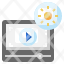light-sun-weather-video-icon