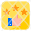 like-rate-rating-star-hand-icon