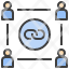link-connection-human-network-sharing-private-group-icon