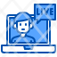 live-boardcast-laptop-icon
