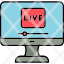 live-conference-online-screencast-web-icon