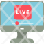 live-conference-online-screencast-web-icon
