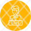 live-news-newsjournalist-event-world-mic-reporter-icon-icon