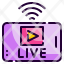 live-news-streaming-communications-media-icon
