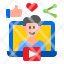 live-social-network-man-share-content-icon