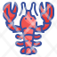 lobster-invertebrate-gourmet-seafood-prawn-icon