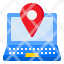 location-laptop-nevigation-map-direction-icon
