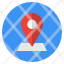 location-pin-button-interface-user-application-icon-icon