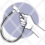 lock-bicycle-hand-flexible-holding-pictogram-icon
