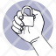 lock-padlock-hand-security-secure-pictogram-icon