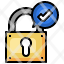 locks-and-keys-filloutline-check-padlock-protect-security-protection-icon