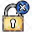 locks-and-keys-filloutline-unprotected-unlocked-padlock-security-cross-icon