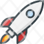 louchrocket-start-up-fly-space-craft-icon