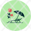 lounger-umbrella-beach-summer-icon