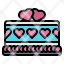 love-cake-wedding-heart-dessert-valentine-sweet-icon