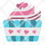 love-cupcake-dessert-cake-heart-sweet-muffin-icon