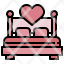 love-filloutline-double-bed-bedroom-romance-furniture-icon