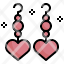 love-filloutline-earrings-fashion-jewelry-accessory-icon