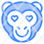 love-monkey-animal-wildlife-pet-face-icon