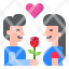 love-valentine-heart-flower-couple-icon