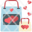 lovewedding-giftbag-shopping-valentine-heart-wedding-icon