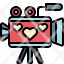 lovewedding-videocamera-heart-transport-travel-valentine-icon