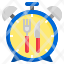 lunch-time-eat-food-delivery-clock-icon