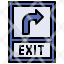 mall-signs-filloutline-exit-right-arrow-signaling-sign-icon